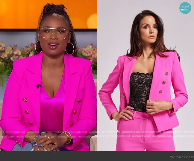 Generation Love Janna Crepe Blazer worn by Jennifer Hudson on The Jennifer Hudson Show