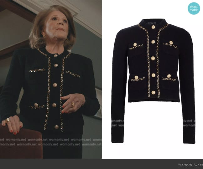 Generation Love Selma Chain Cardigan worn by Linda Lavin (Linda Lavin) on Elsbeth