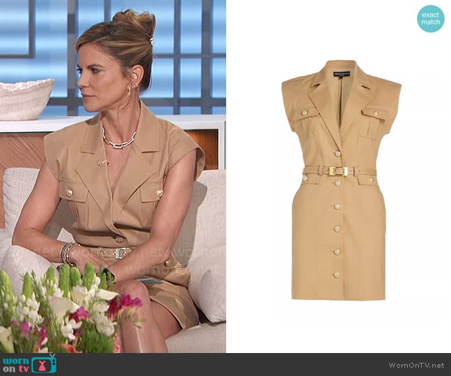 Generation Love Biel Gabardine Blazer Dress worn by Natalie Morales on The Talk