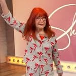 Sally Jessy Raphael’s palm print outfit on Sherri