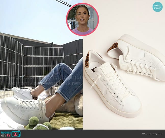 Golden Goose Purestar Sneaker worn by Natalie Morales on The Talk