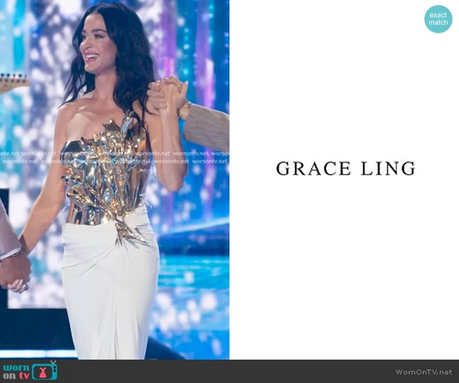 Grace Ling custom designed worn by Katy Perry on American Idol