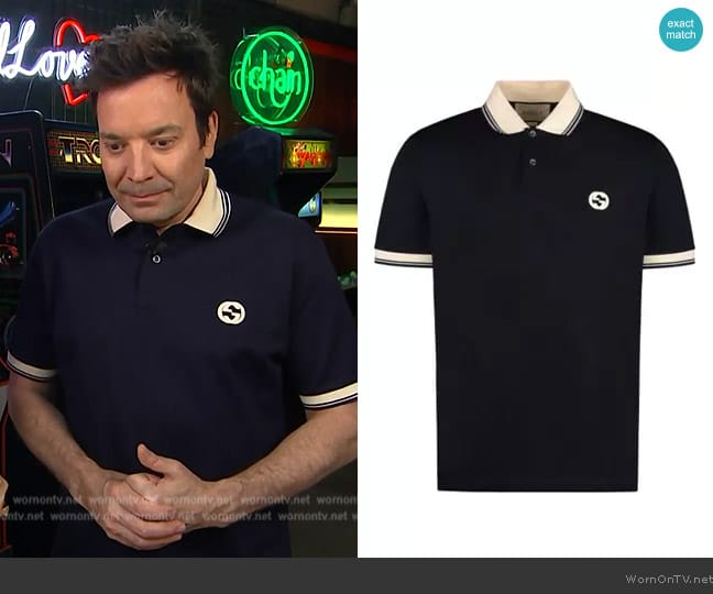 Gucci Interlocking G Cotton Polo Shirt