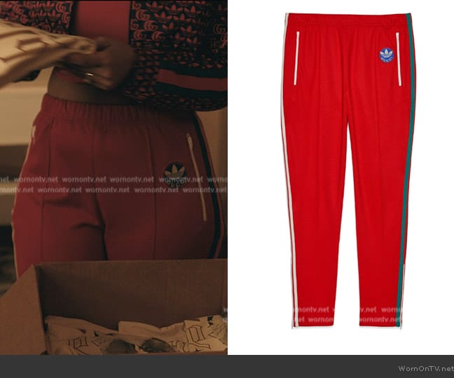 Gucci x Adidas Joggers worn by Tatiana (Cereyna Jade Bougouneau) on The Chi