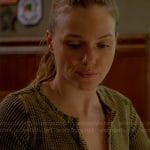 Hailey’s yellow thermal top on Chicago PD