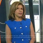 Hoda’s blue tweed vest on Today