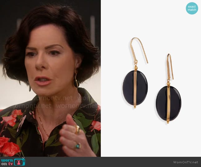 Margaret’s earrings on So Help Me Todd