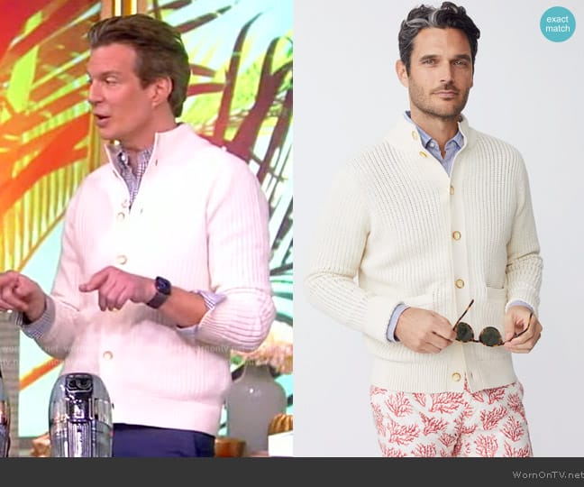 J McLaughlin Darden Sweater worn by Adam Glassman on The View