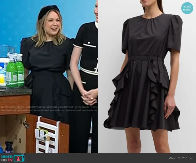 Jason Wu Ruffled Cotton-Blend Minidress worn by Joanna Teplin on Today