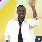 Jay Pharoah’s white bomber jacket on Today