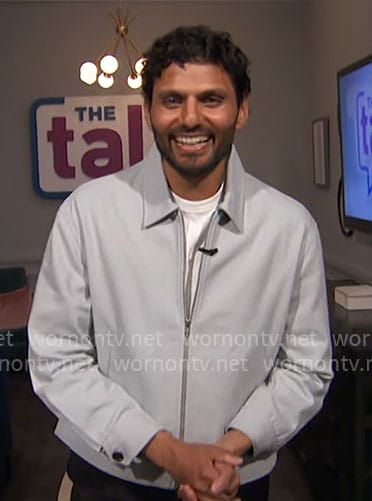 Jay Shetty's light blue jacket on The Talk