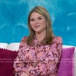 Jenna’s pink floral dress on Today