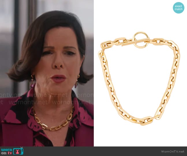 Jenny Bird Toni Necklace worn by Margaret Wright (Marcia Gay Harden) on So Help Me Todd