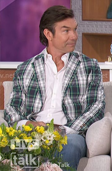 Jerry’s green plaid jacket on The Talk