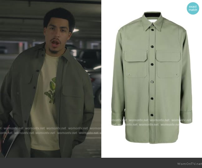 WornOnTV: Junior’s green button down shirt on Grown-ish | Marcus ...