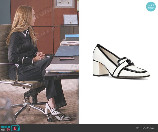 Jimmy Choo Evin Canvas Pumps  worn by Teddy Altman (Kim Raver) on Greys Anatomy