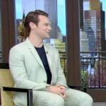 Jonathan’s green blazer and pants on Live with Kelly and Mark