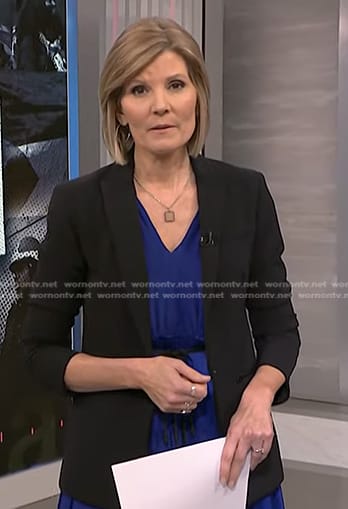 Kate's black blazer on NBC News Daily