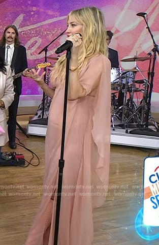 Kate Hudson's pink sheer dress on Today