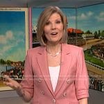 Kate's pink elbow sleeve blazer on NBC News Daily