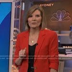 Kate’s red blazer on NBC News Daily