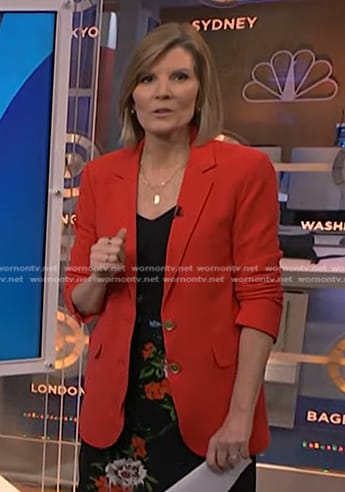 Kate's red blazer on NBC News Daily