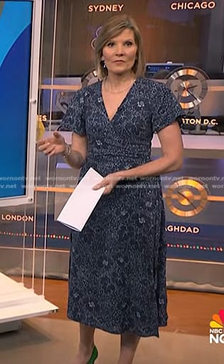 Kate's blue floral dress on NBC News Daily