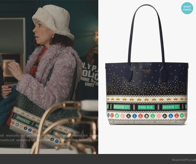 Kate Spade Bleecker Big Apple Large Tote worn by Elsbeth Tascioni (Carrie Preston) on Elsbeth