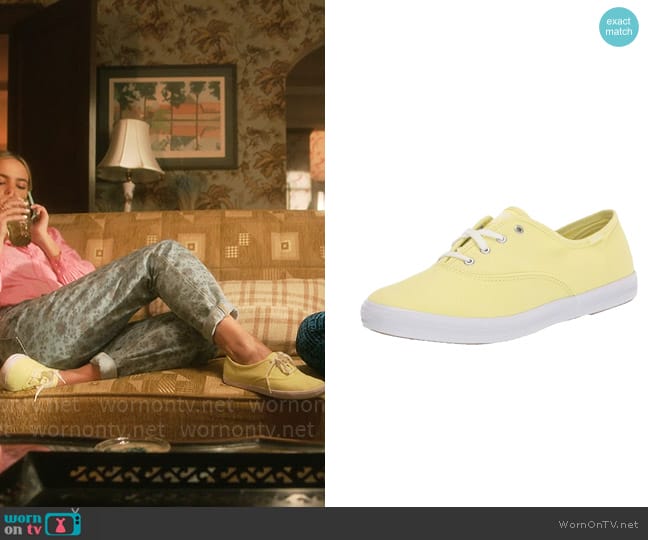 Keds Champion Sneakers in Sunny Lime worn by Imogen Adams (Bailee Madison) on Pretty Little Liars Original Sin