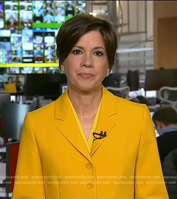 Kelly Cobiella’s yellow blazer on Today