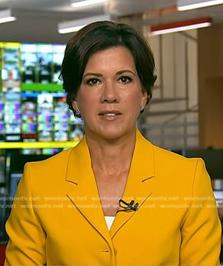 Kelly Cobiella's yellow blazer on Today