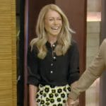 Kelly’s floral print skirt on Live with Kelly and Mark