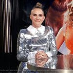 Keltie's silver sequin top and skirt on E! News