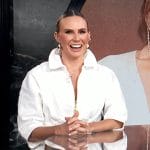 Keltie’s white denim jumpsuit on E! News