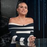 Keltie’s striped dress on E! News