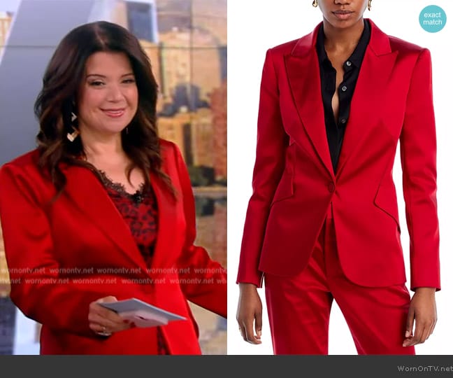 L'Agence Chamberlain Blazer worn by Ana Navarro on The View