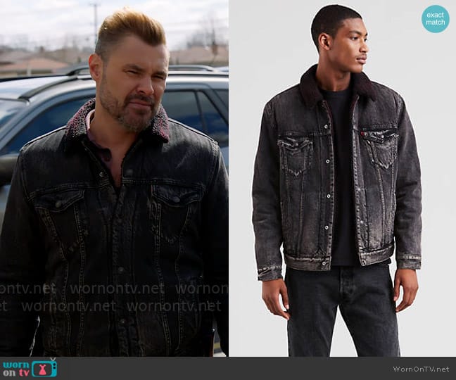 Levis x Justin Timerlake Sherpa Trucker Jacket worn by Adam Ruzek (Patrick John Flueger) on Chicago PD