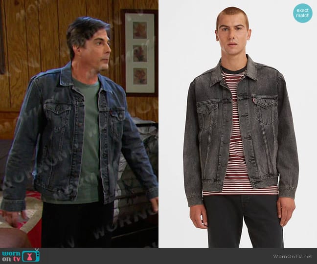 Levi's Trucker Jacket worn by Lucas Horton (Bryan Dattilo) on Days of our Lives