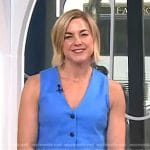 Liz Plosser’s blue vest on Today