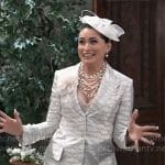 Lois's silver suit on General Hospital