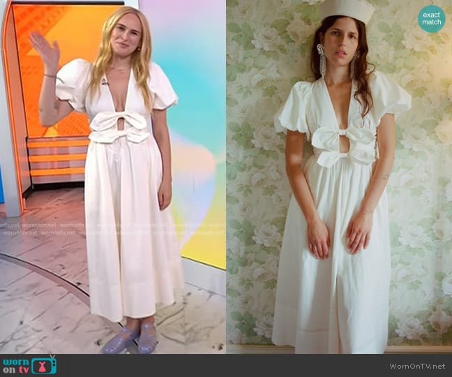 Lovaan Devon Dress worn by Rumer Willis on Today