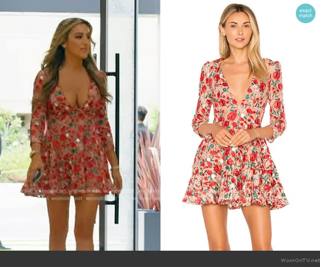 Lovers and Friends Vira Dress worn by Alex Halll (Alex Hall) on Selling the OC