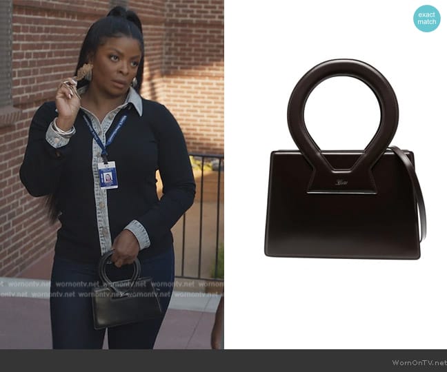 Luar Mini Ana Leather Top Handle Bag worn by Ava Coleman (Janelle James) on Abbott Elementary