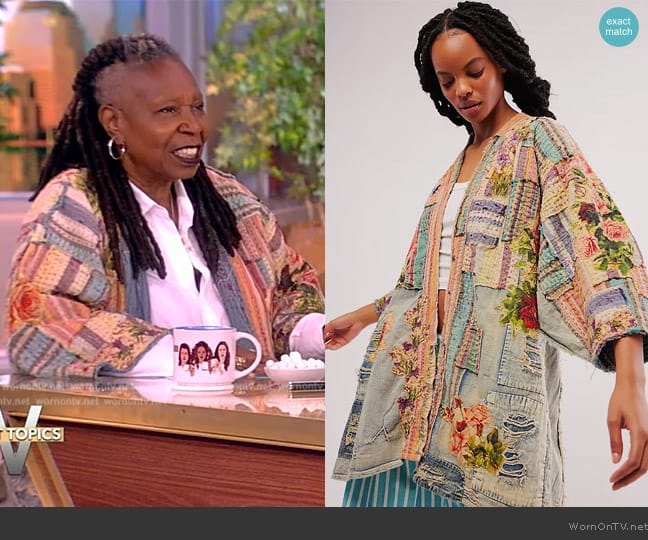 Magnolia Pearl Tulum Jacket worn by Whoopi Goldberg on The View