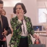 Margaret’s green floral blazer on So Help Me Todd