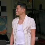 Mark Hoying’s embroidered shirt on Tamron Hall Show