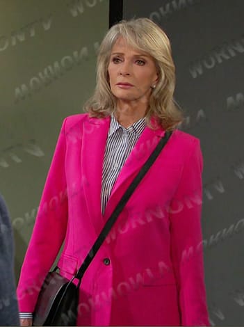 Marlena's hot pink blazer on Days of our Lives