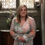 Maxie's floral bridesmaid dress on General Hospital