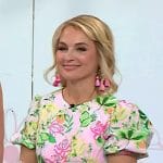 Meaghan Murphy's pink floral print dress on Today