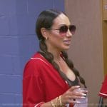 Melissa’s gradient aviator sunglasses on The Real Housewives of New Jersey